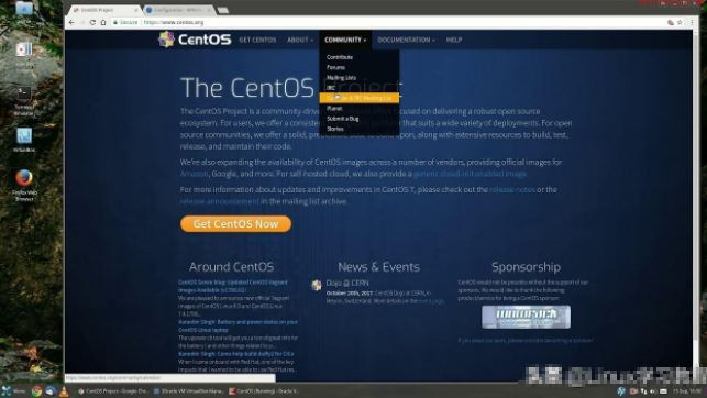CentOS系统桌面