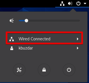 Wired Connected选项设置