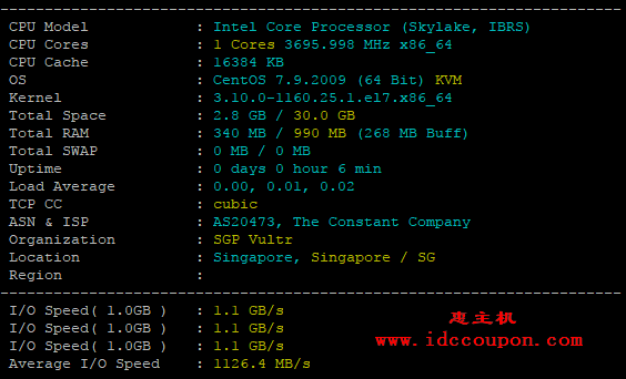 CPU、内存、I/O读写测试