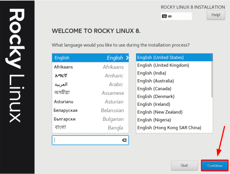 Rocky Linux 语言