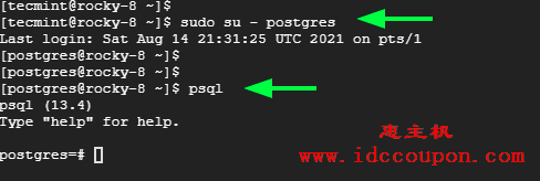 连接PostgreSQL数据库