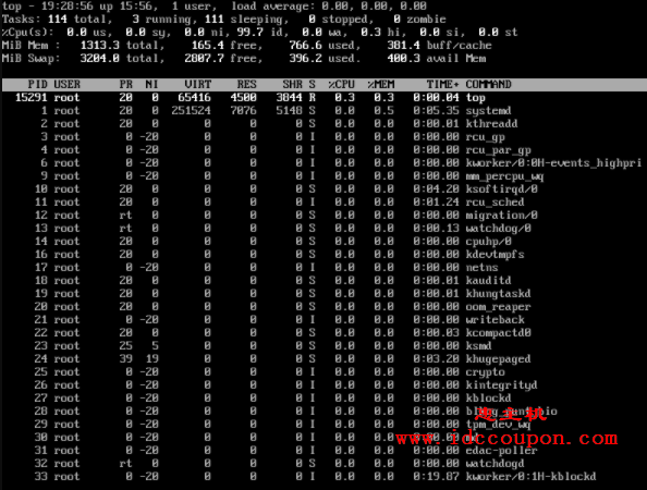 按内存 CPU 使用率对 Linux 进程进行排序
