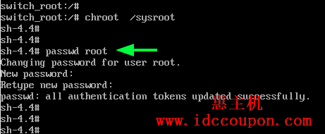 在 Rocky Linux中重置Root密码