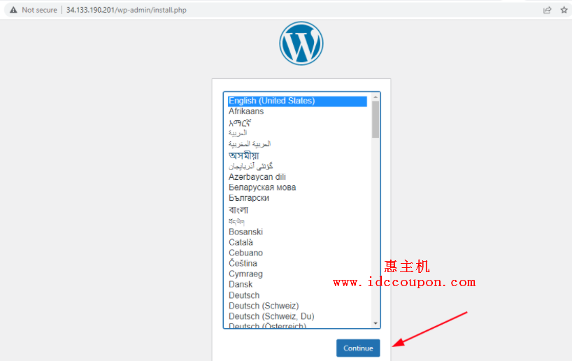 WordPress安装语言