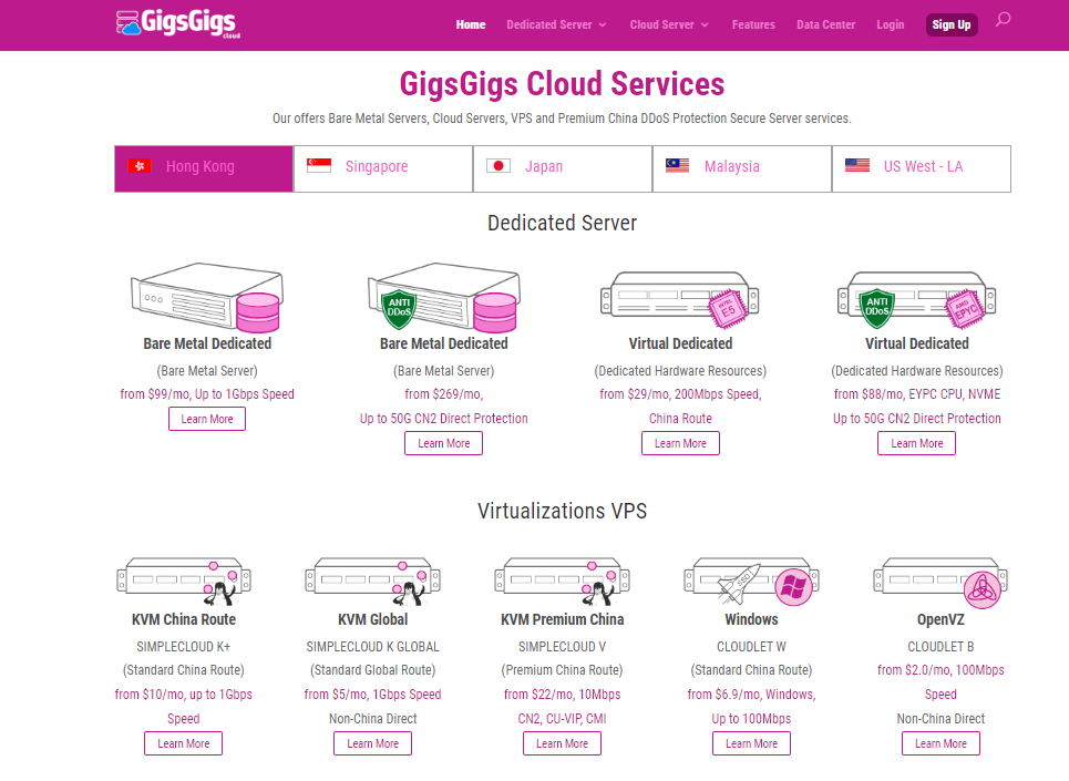 2022年GigsGigsCloud最新优惠码整理 VDS云服务器最高可享受8%优惠