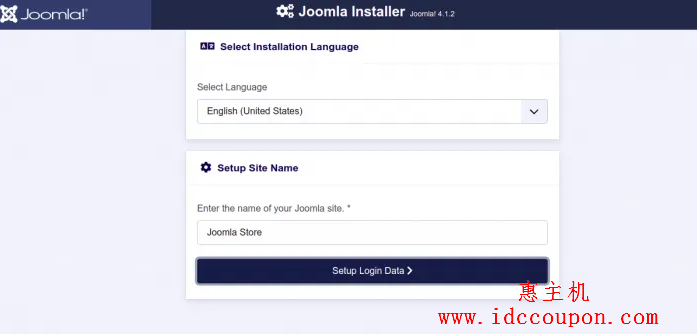 joomla安装语言