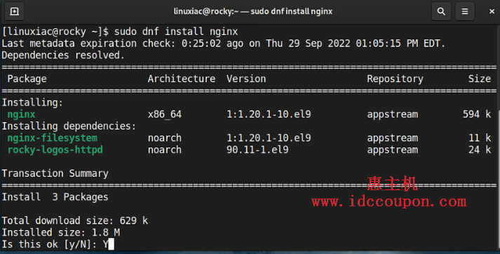 Rocky Linux 9系统安装和配置Nginx、MariaDB和PHP（LEMP堆栈环境）详细教程