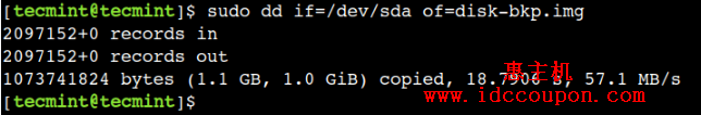 使用dd命令备份整个Linux硬盘