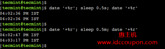 Linux系统使用sleep命令延迟执行示例用法详解
