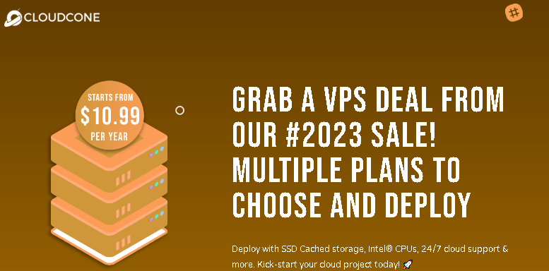 CloudCone美国VPS新春优惠促销 SSD硬盘Intel®CPUs年付低至10.99美元
