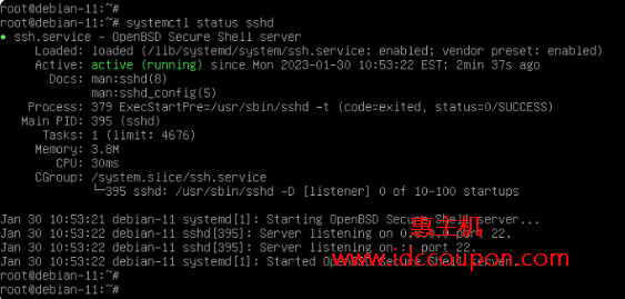 检查SSH服务器