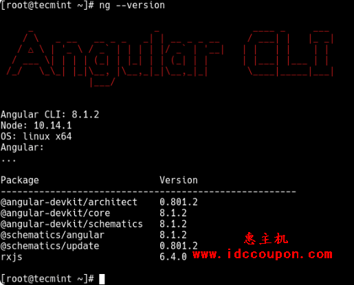 Linux发行版安装Angular CLI以及基本项目示例图文教程