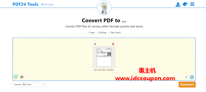 PDF24 – PDF转换器
