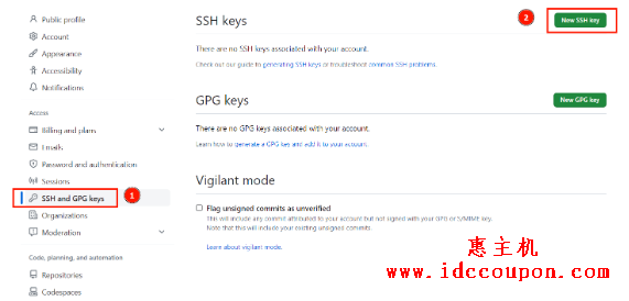 GitHub SSH和GPG密钥