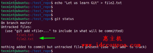 检查Git存储库的状态