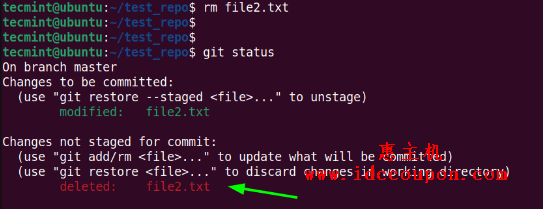 从Git存储库中删除文件