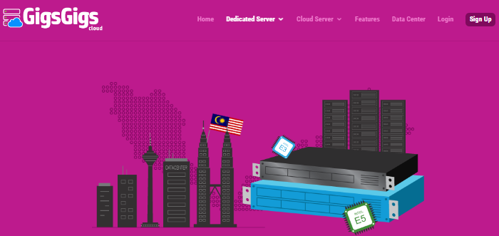 GigsGigsCloud新加坡/马来西亚服务器半价促销 100M带宽不限流量月付69.5美元