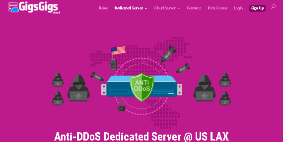 GigsGigsCloud美国CN2高防服务器：优化线路不限流量1TB DDoS防御