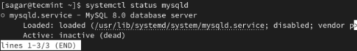 检查MySQL状态