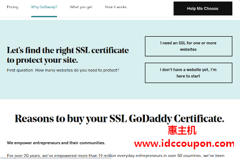 Godaddy SSL证书