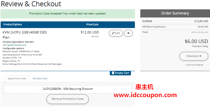 SpinServers美国VPS半价促销