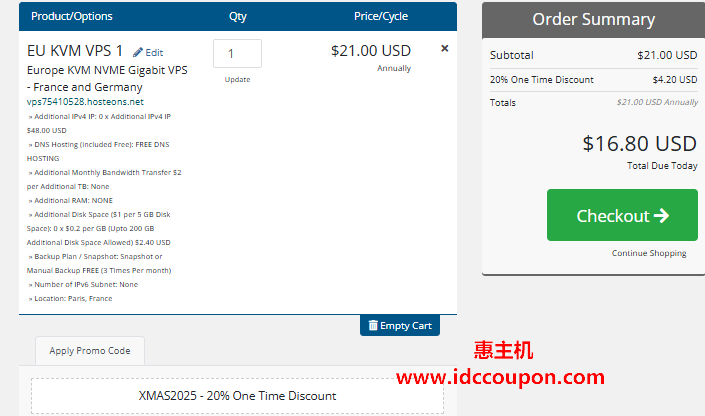 Hosteons圣诞节促销