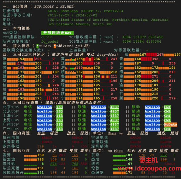 网络质量体检报告