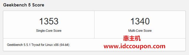 Geekbench 5跑分测试