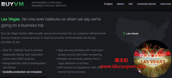 BuyVM美国拉斯维加斯VPS