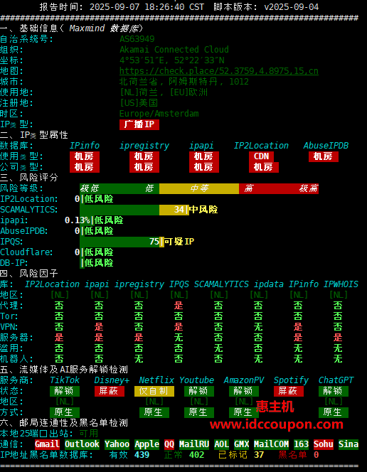 IP质量检测