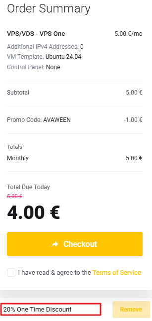 AvaHosting万圣节促销