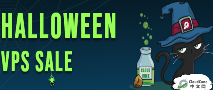 CloudCone美国VPS万圣节促销 2vCPU/1GB内存/1Gbps带宽年付$16.99-惠主机