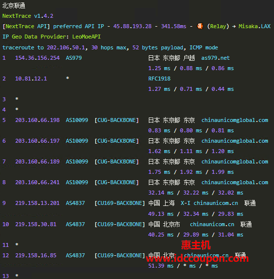 联通回程路由