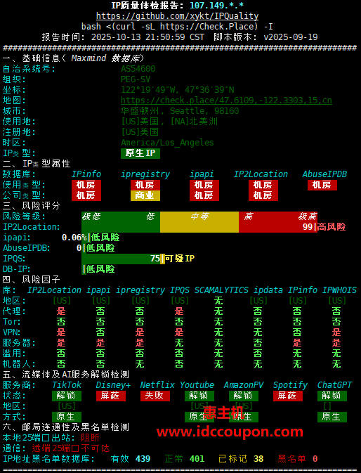 IP质量检测