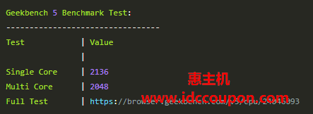 Geekbench 5跑分测试