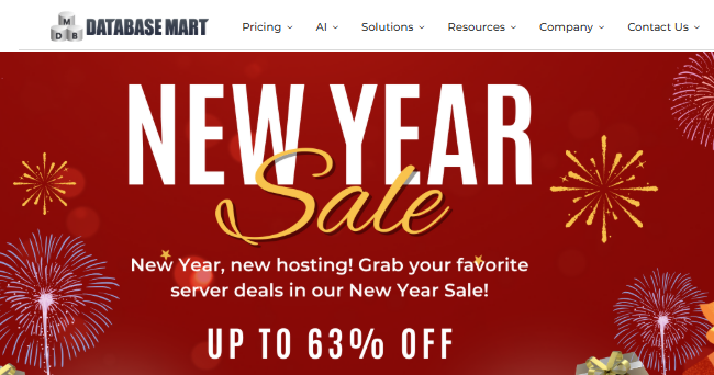 Database Mart新年促销