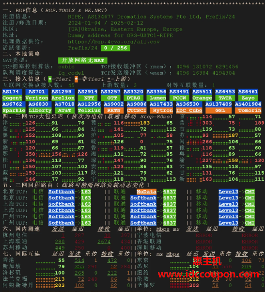 网络质量体检报告