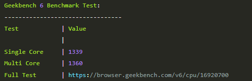 Geekbench 6跑分测试