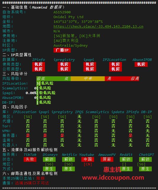 IPv6质量检测报告