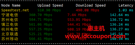 上传下载速度测试
