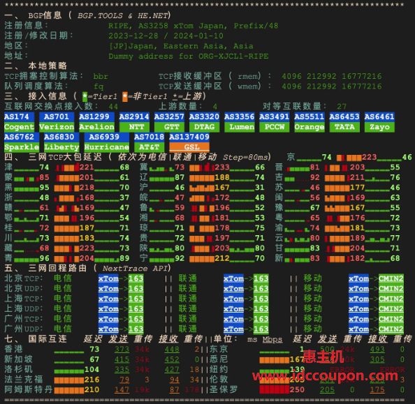 IPv4网络质量检测