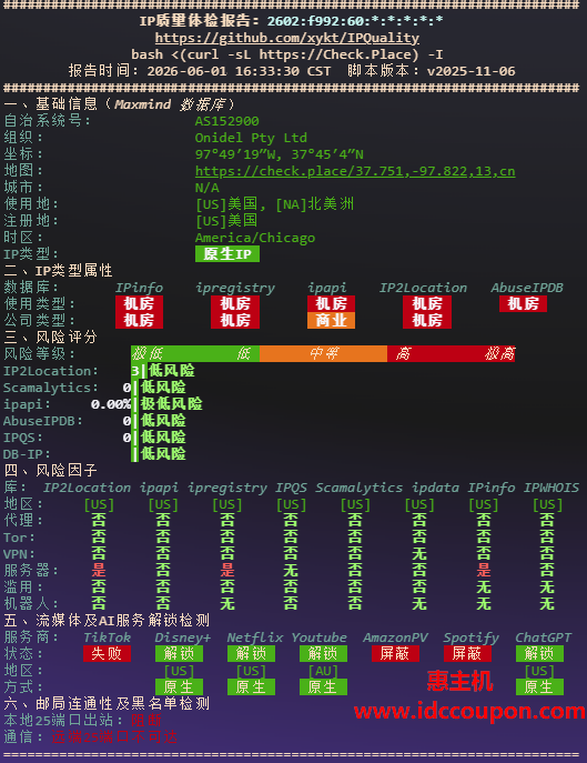 IPv6质量检测报告