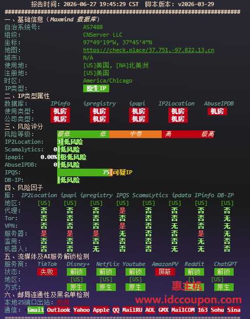 IPv6质量检测数据报告