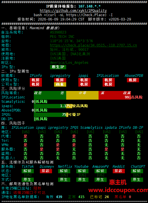 IP质量检测